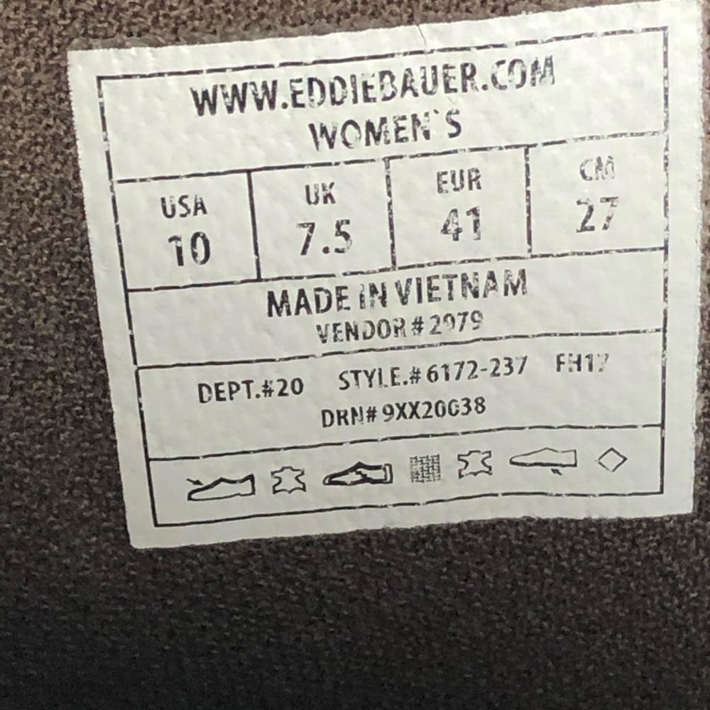 Eddie Bauer Covey Boot Women's Size 10 burgundy insulated side zipper - Picture 8 of 12